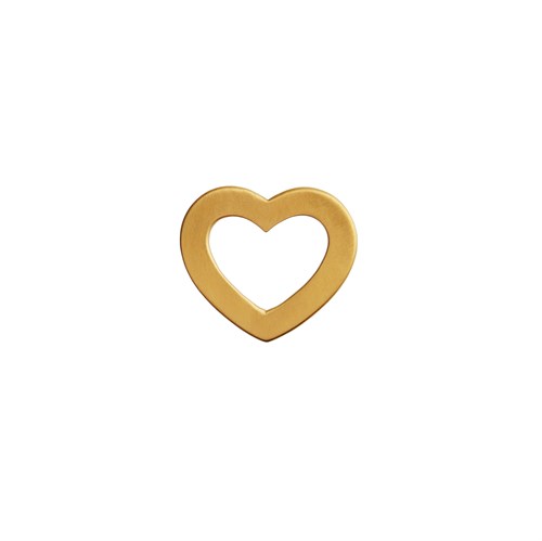 Stine A Open Love Heart Pendant Gold, vedhæng
